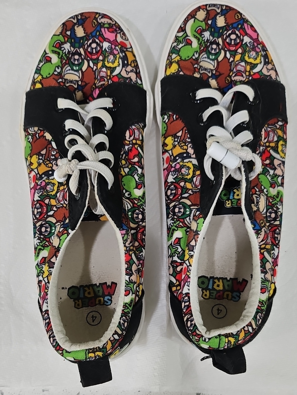 4 Boys Nintendo Super Mario Sneakers